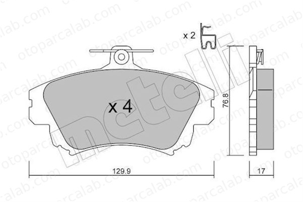AYD 60257BA Fren Disk Balata Ön VOLVO V40 Station wagon S40 I 30623259 4605A658