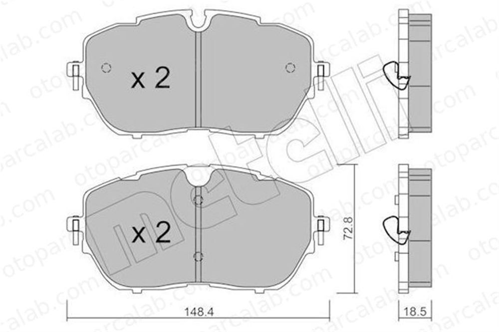 AYD 60416AA Fren Disk Balata Ön PEUGEOT 508 II 508 SW II 1647859680 1647877180