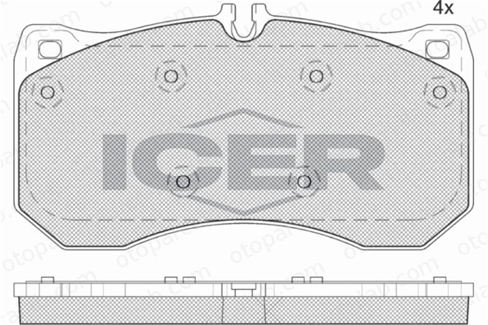 AYD 60561A Fren Disk Balata Ön AUDI A7 Sportback A6 C8 4H0698151C 4H0698151P