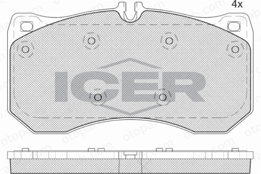 AYD 60561AA Fren Disk Balata Ön AUDI A7 Sportback A6 C8 8W0698151AP 4H0698151C