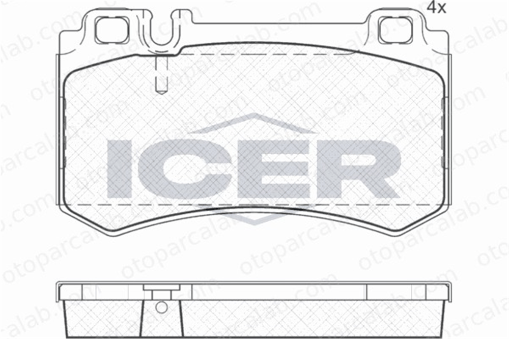 AYD 60576A Fren Disk Balata Arka MERCEDES-BENZ S-SERISI S-SERISI Coupe 44204720 4230430
