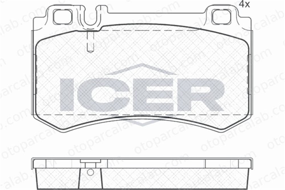 AYD 60577A Fren Disk Balata Arka MERCEDES-BENZ S-SERISI S-SERISI Coupe 34209420 4230430
