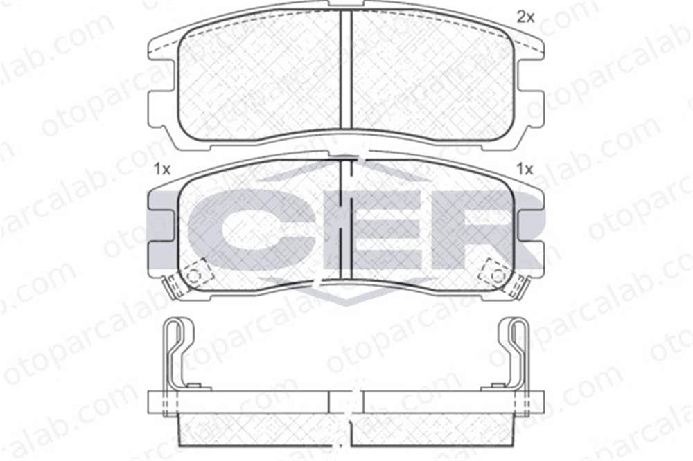 AYD 60603A Fren Disk Balata Arka CADILLAC SEVILLE CHEVROLET TRANS SPORT 12510037 12510016