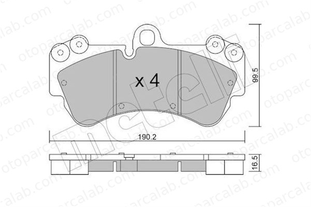 AYD 60613A Fren Disk Balata Ön VW TOUAREG PORSCHE CAYENNE 955698151 4634205500