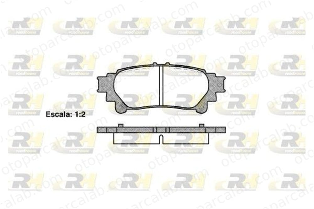 AYD 60623B Fren Disk Balata Arka LEXUS GS TOYOTA MIRAI 446600000000000 44660E010
