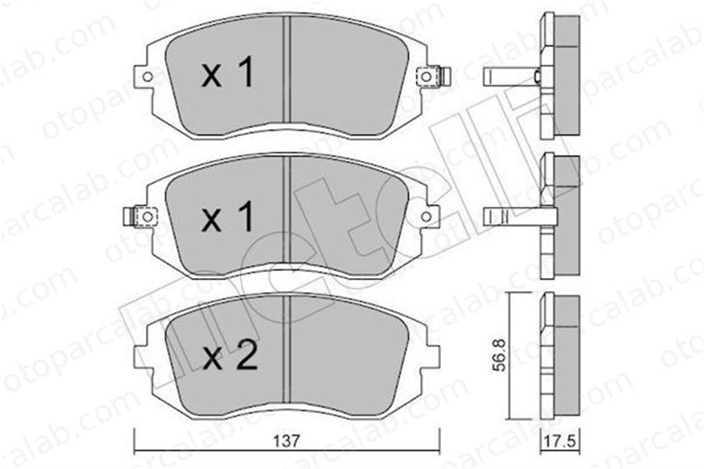 AYD 60696A Fren Disk Balata Ön SUBARU FORESTER IMPREZA Hatchback 26296SA010 26296SA030