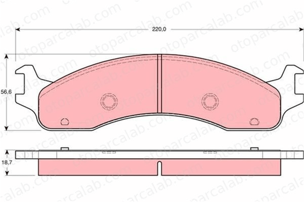 AYD 60710A Fren Disk Balata Ön FORD USA F-350 F-250 1C2Z2001AA F5TZ2001A