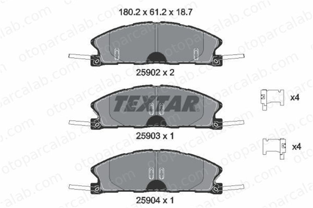 AYD 60819A Fren Disk Balata Ön FORD USA EXPLORER TAURUS DG132001BA 5305764