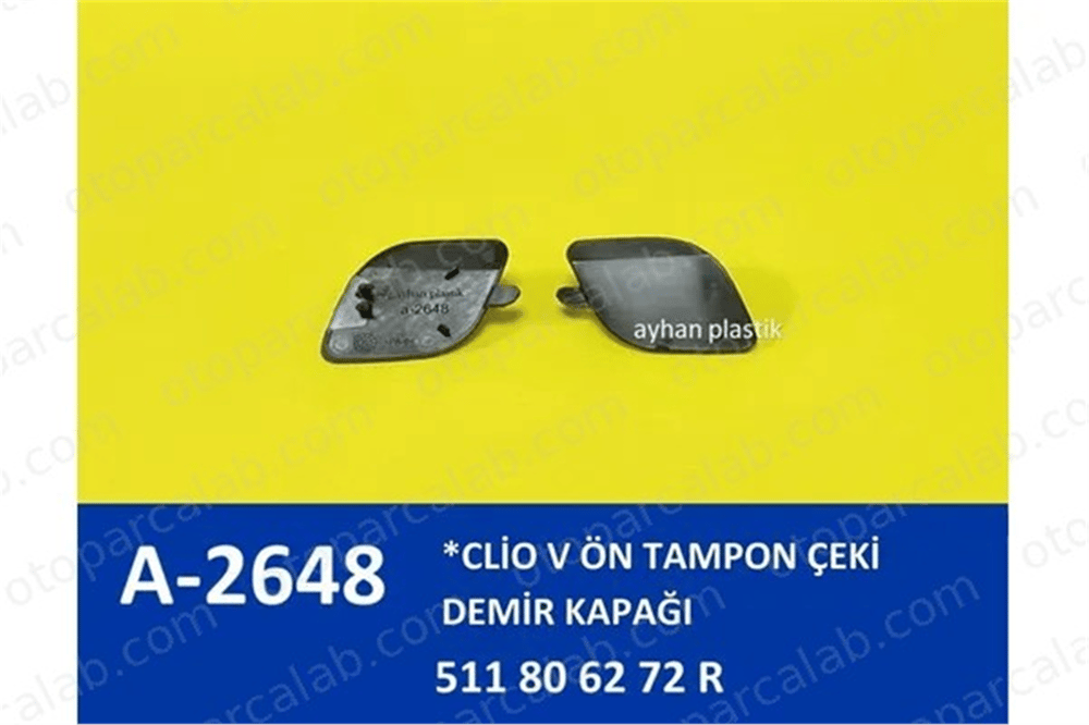 AYHAN OTO A2648 Tampon Çeki Demir Kapağı Ön RENAULT CLIO V 511806272R