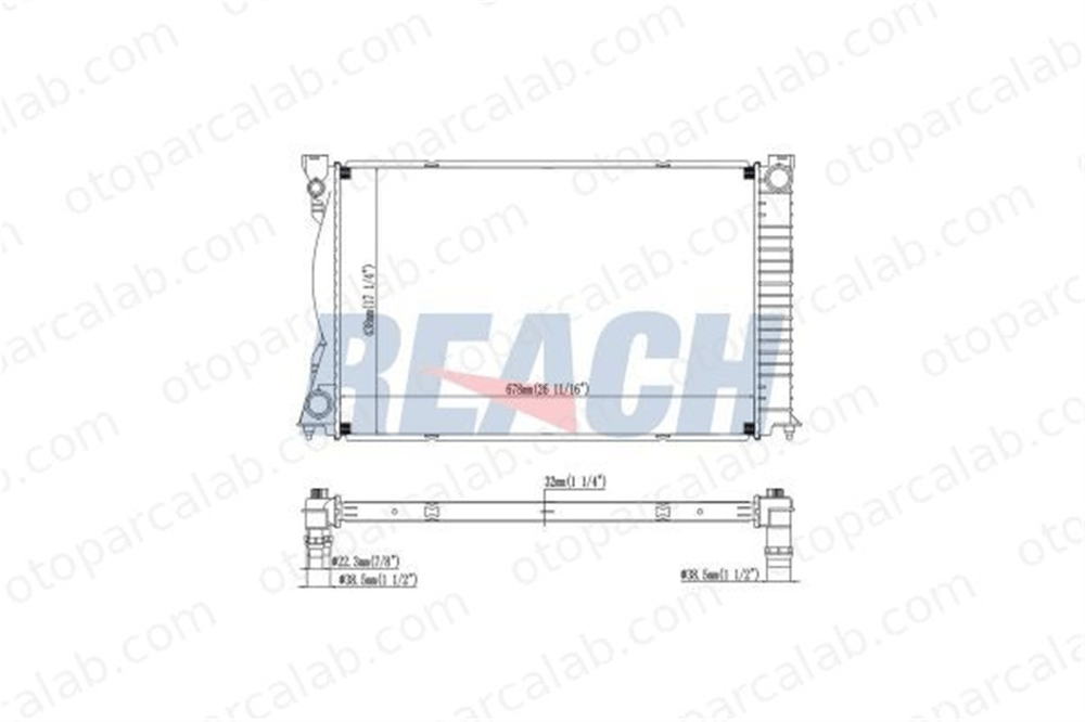 BEHR CR 1861 000S Su Radyatörü AUDI A6 C6 A6 C6 Avant 4F0121251N 4F0121251E