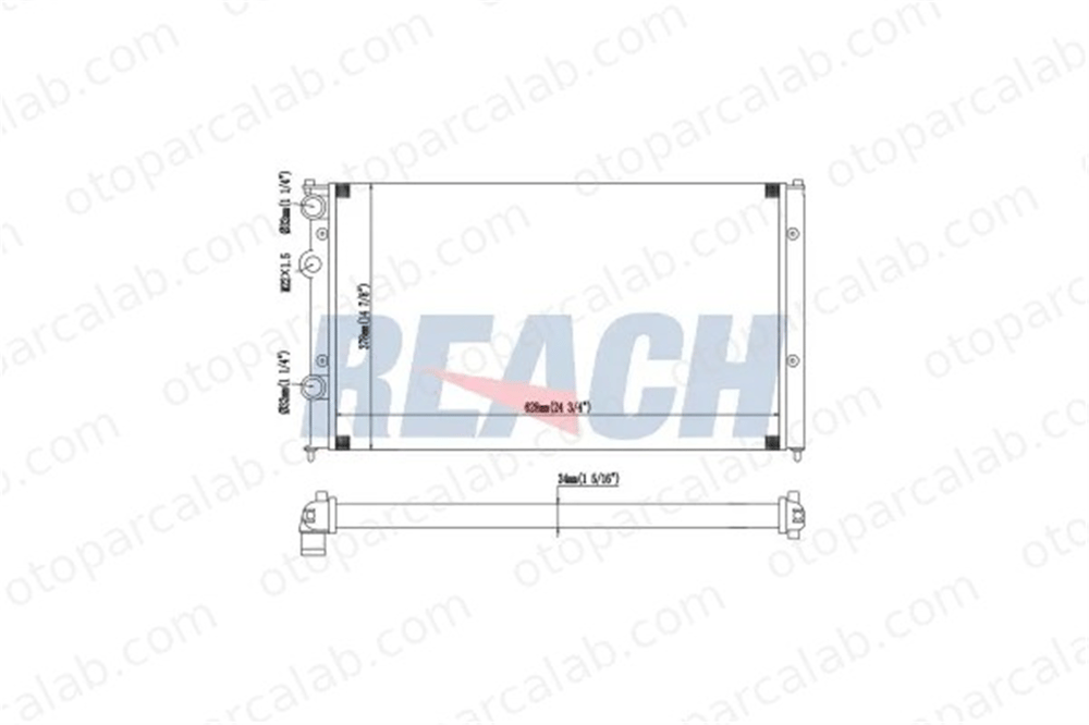 BEHR CR 394 000P Su Radyatörü SEAT CORDOBA IBIZA II 1HM121253D 6K0121253L