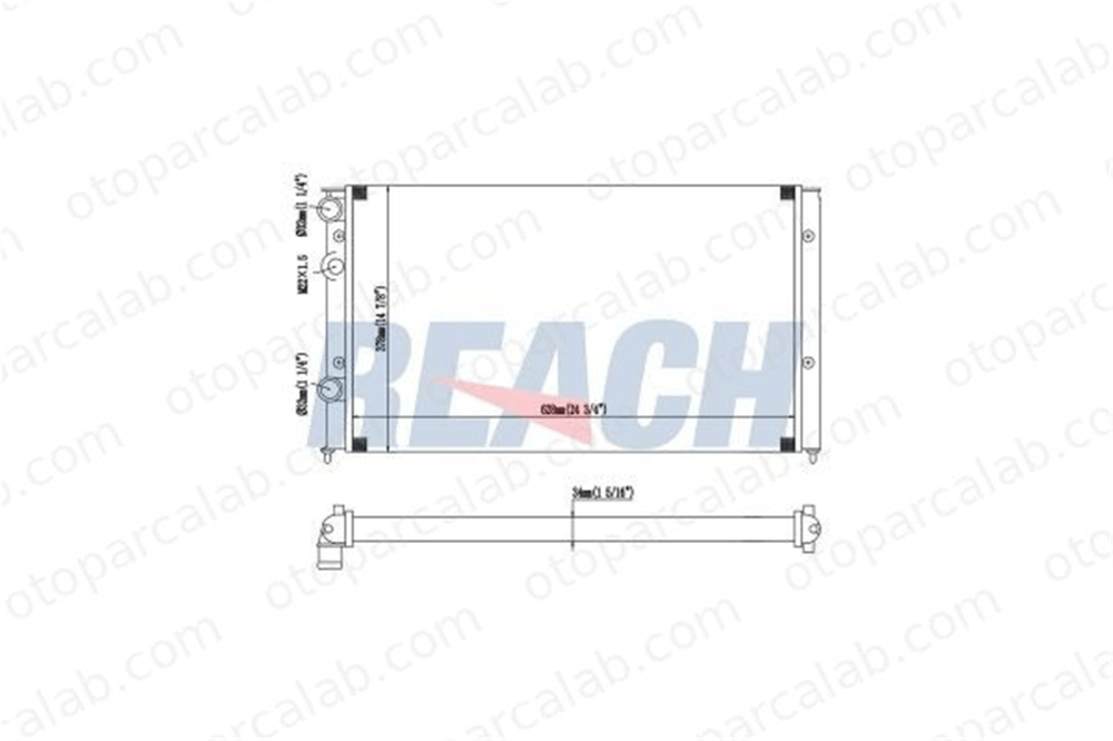 BEHR CR 394 000S Su Radyatörü SEAT CORDOBA IBIZA II 6K0121253AA 1H0121253CB