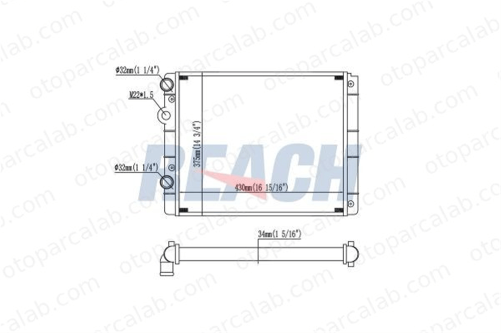 BEHR CR 42 000S Su Radyatörü VW POLO III LUPO I 6N0121253K 6N0121201