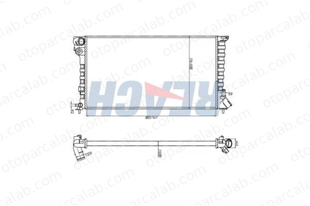 BEHR CR 433 000S Su Radyatörü CITROËN XSARA XSARA Break 133041 133055