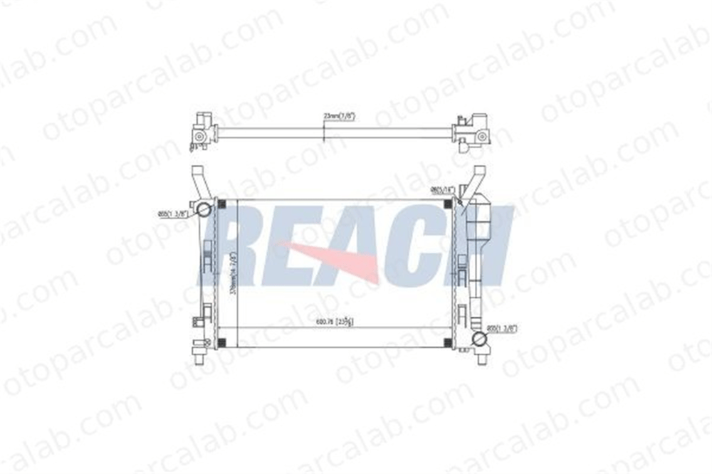 BEHR CR 660 000P Su Radyatörü MERCEDES-BENZ A-SERISI B-SERISI Sports Tourer A1695000303 1695000303