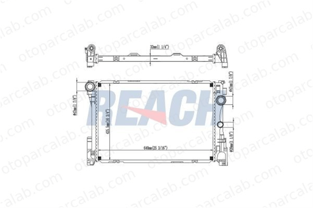 BEHR CR 83 000P Su Radyatörü MERCEDES-BENZ E-SERISI E-SERISI T-Model A0995002603 995002503