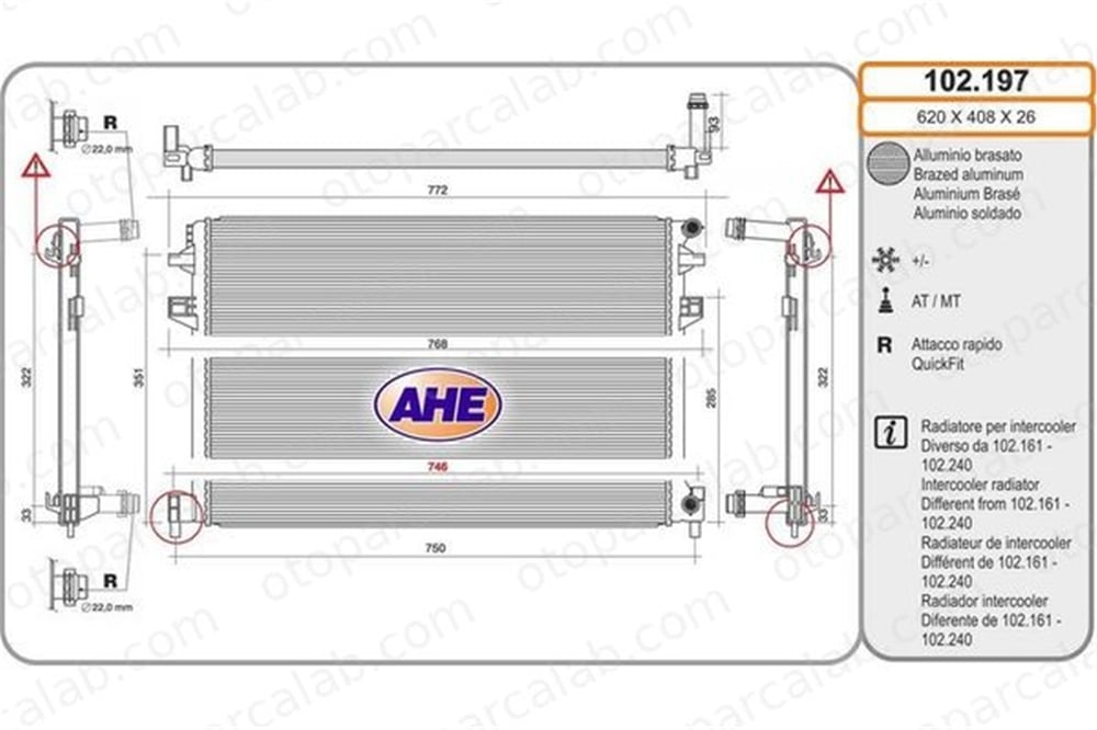 BEHR CR 959 000S Su Radyatörü AUDI A3 Sportback A3 Limousine 5Q0121251HP 5Q0121251EK