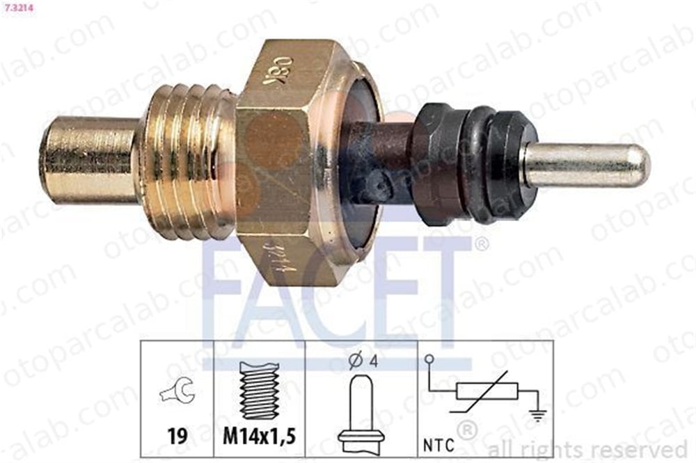 BEHR TSE 5 Hararet Müşürü MERCEDES-BENZ 124 Sedan 124 T-Model A0065423417 65423417