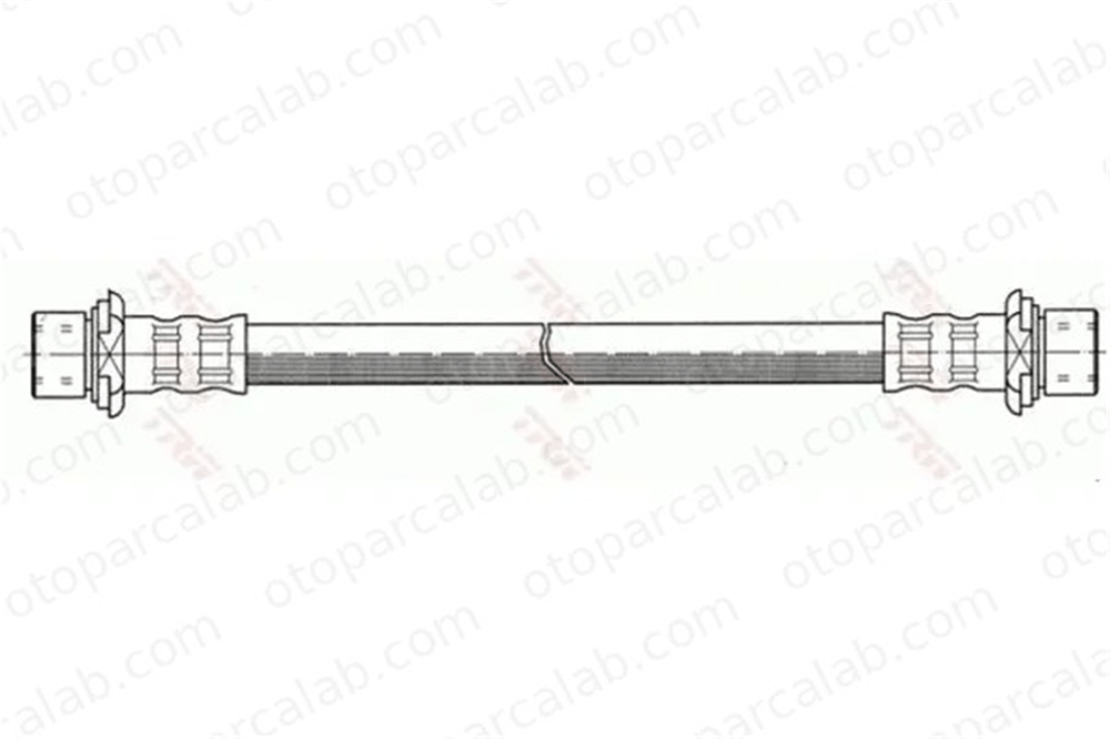 BERSE 6302 Fren Hortumu Arka Sağ veya Sol TOYOTA COROLLA COROLLA Liftback 9094702657 9094702809