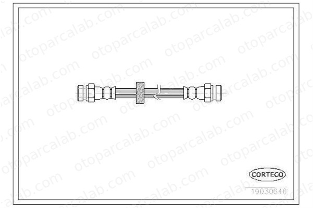 BERSE 6765 Fren Hortumu Arka Sağ veya Sol SEAT INCA VW CADDY II Kasa/büyük limuzin 6K9611776