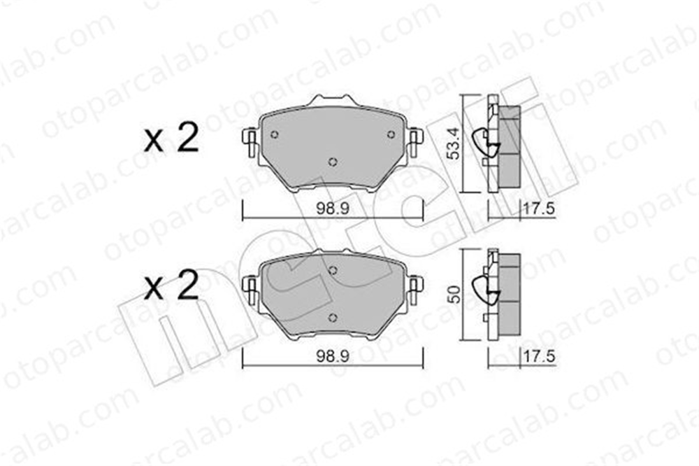 BESER 4372 Fren Disk Balata Arka BEŞER 4372 PEUGEOT 3008 SUV 308 II 1609000680 1619790880