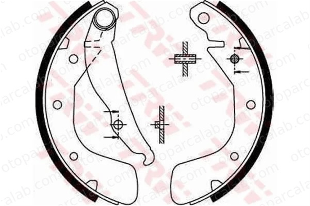 BESER BS21019 Fren Pabuçlu Balata Arka BEŞER BS21019 OPEL ASTRA F Station wagon ASTRA F 1605042 96226110