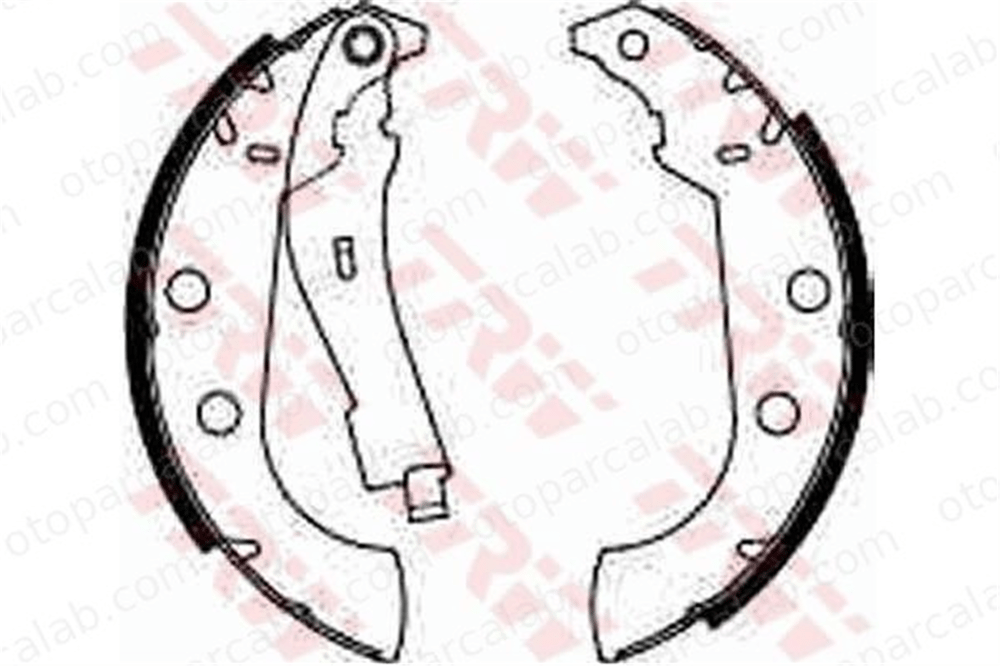 BESER BS21102 Fren Pabuçlu Balata Arka BEŞER BS21102 CITROËN XSARA Break PEUGEOT 405 I 424155 4241K1