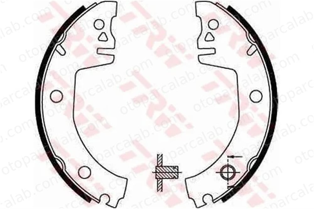 BESER BS21175 Fren Pabuçlu Balata Arka BEŞER BS21175 SKODA FAVORIT FAVORIT Forman 115330149 115330140