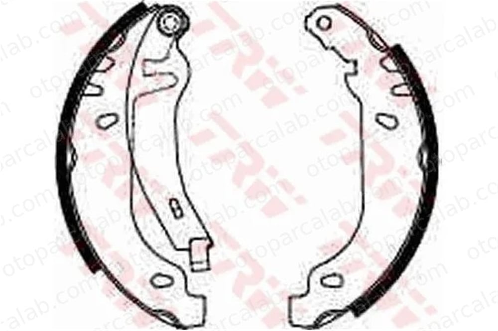 BESER BS21194 Fren Pabuçlu Balata Arka BEŞER BS21194 RENAULT 21 Sedan SUPER 5 7701202542 7701202345