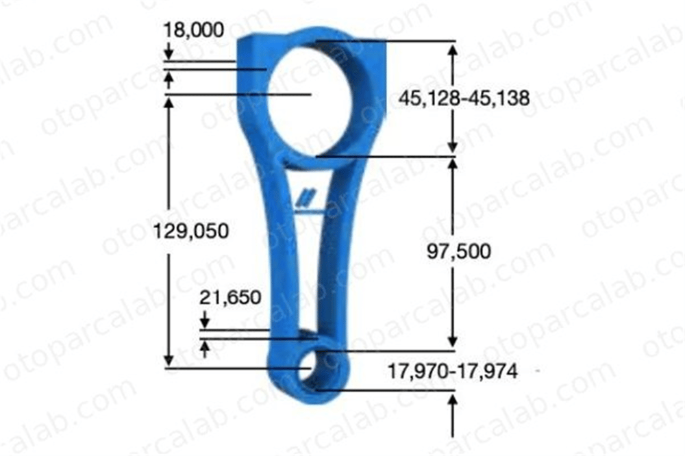 BITAPART BFI239009 Piston Kolu ALFA ROMEO MITO FIAT GRANDE PUNTO 46740345 46743870