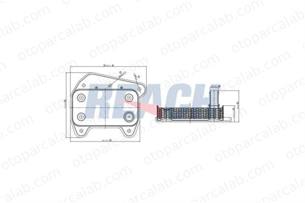 BITAPART BME240001 Motor Yağ Soğutucu MERCEDES-BENZ E-SERISI SPRINTER 3-t Panelvan/Van 6111880301 5080247AA