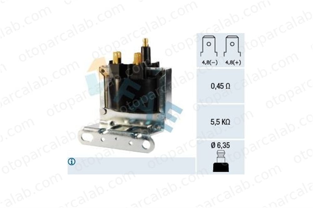 BITAPART BOP376003 Ateşleme Bobini OPEL CORSA A Hatchback KADETT E 1208004 3474232