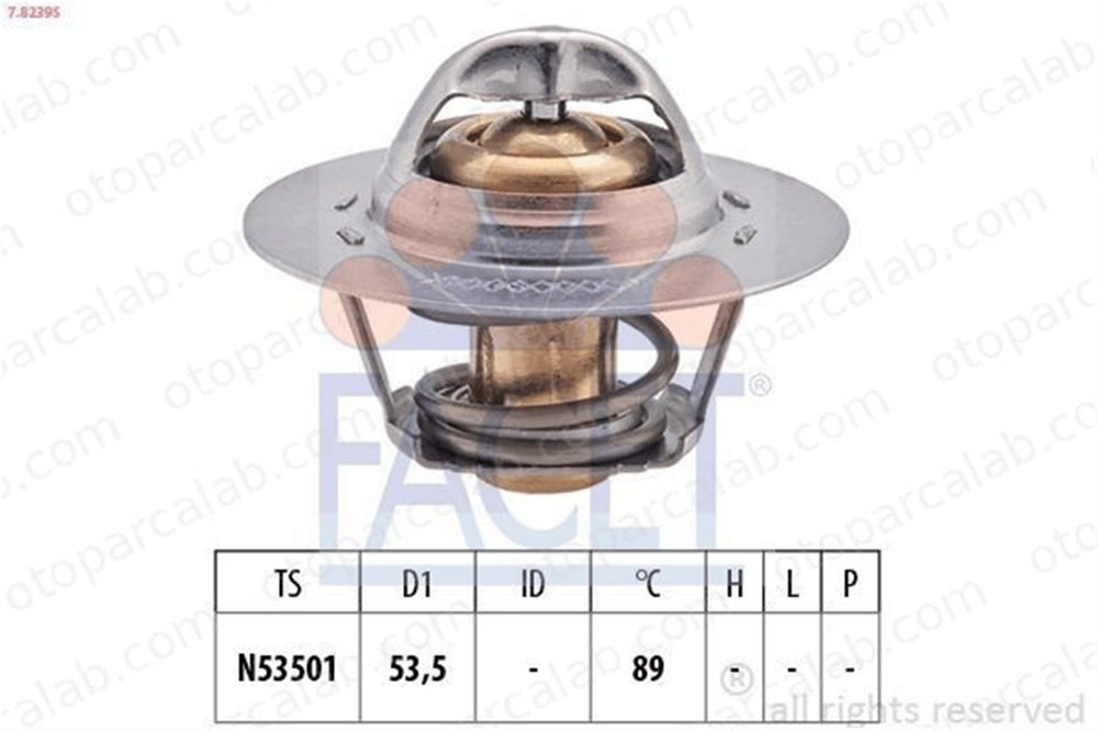 BITAPART BPE204004 Termostat CITROËN AX PEUGEOT 205 II 133844 133811