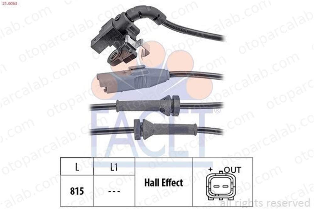 BITAPART BPE379102 Abs Sensörü Arka Sağ veya Sol PEUGEOT 308 I 308 SW I 4545L0 454508