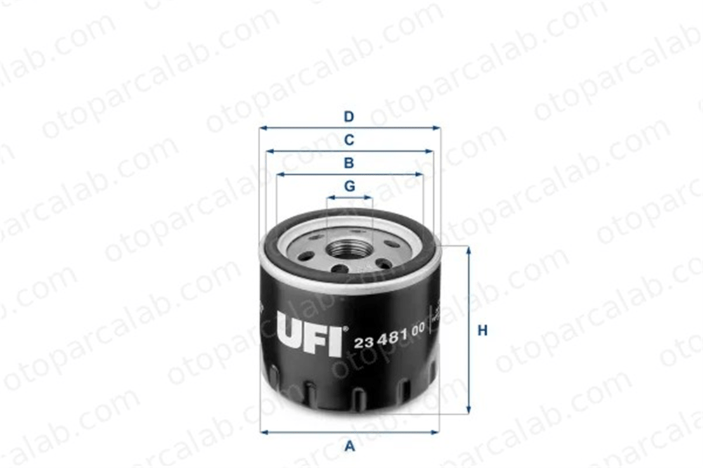BITAPART BRE260071 Yağ Filtresi RENAULT MEGANE III Coupe KANGOO Express 8200768927 68439517AA