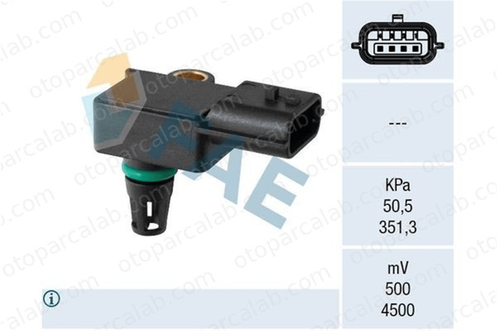 BITAPART BRE379089 MAP Sensörü OPEL VIVARO B Minibüs/Otobüs VIVARO B Panelvan/Van 3657458R 223657458R