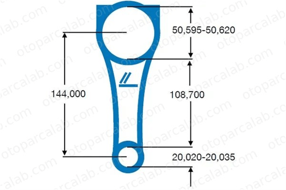 BITAPART BV239003 Piston Kolu VW BORA I GOLF IV 27198401B 027 198 401 B
