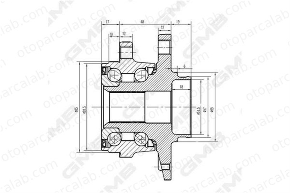 BITAPART BVO175011 Porya Ön Sağ veya Sol AUDI A3 Limousine A3 Sportback 8V0498625A 5Q0407621D