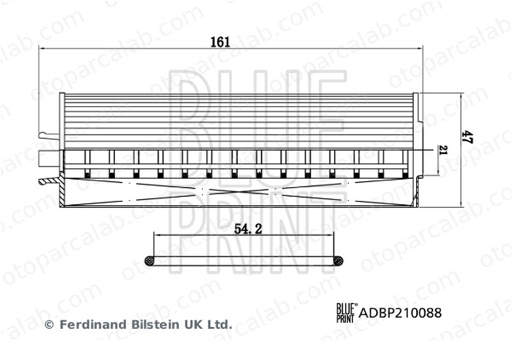 BLUE PRINT ADBP210088 Yağ Filtresi SKODA OCTAVIA IV Combi OCTAVIA IV 5L115562A 05L115562A
