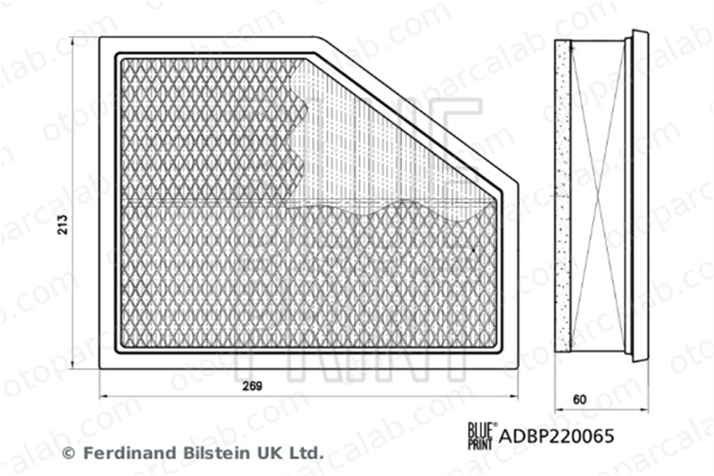 BLUE PRINT ADBP220065 Hava Filtresi BMW X7 X3 13718581691