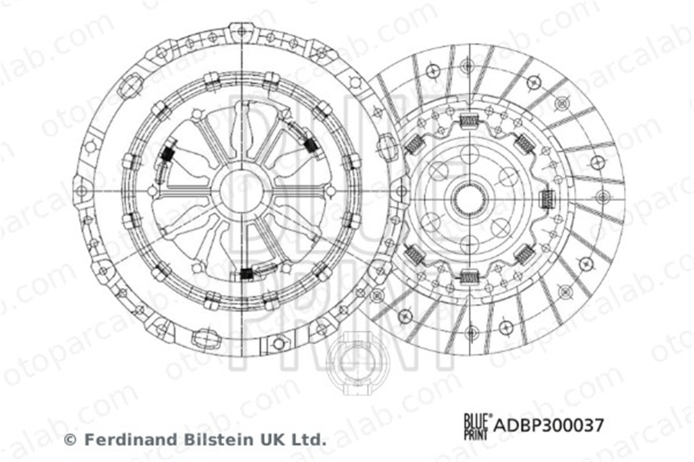 BLUE PRINT ADBP300037 Debriyaj Seti SEAT LEON VW PASSAT ALLTRACK B7 6J141015 06J141015