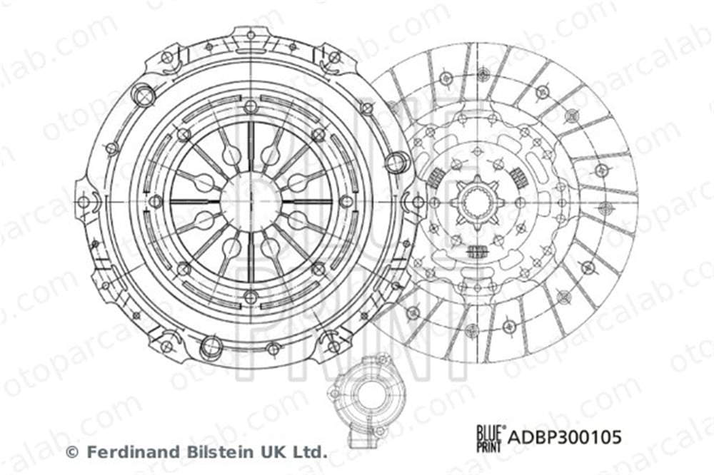 BLUE PRINT ADBP300105 Debriyaj Seti OPEL INSIGNIA A INSIGNIA A Sedan 664271S2 0664271S2
