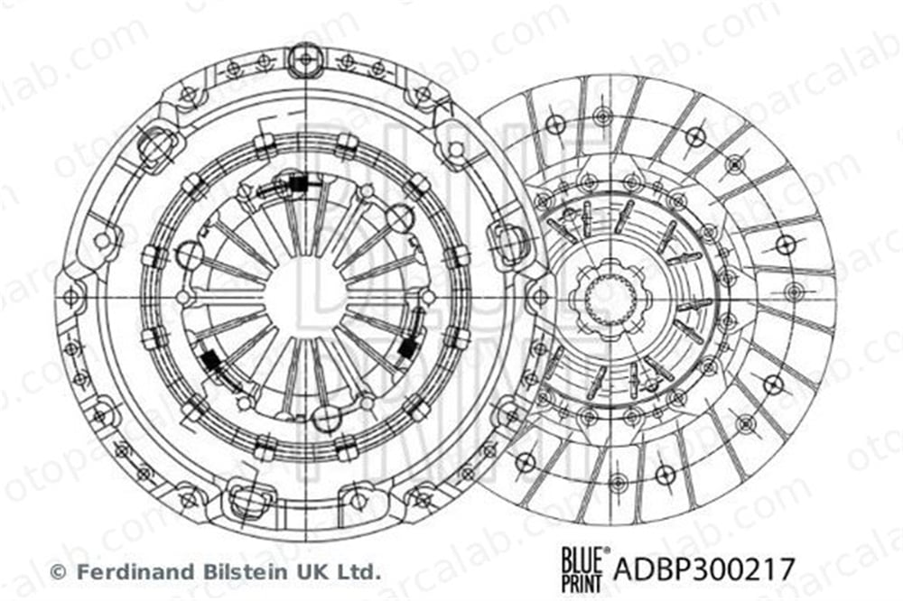 BLUE PRINT ADBP300217 Debriyaj Seti SKODA OCTAVIA III OCTAVIA III Combi 3L141018 03L141018