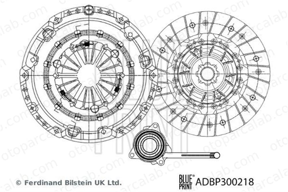 BLUE PRINT ADBP300218 Debriyaj Seti SKODA OCTAVIA III OCTAVIA III Combi 3L141018S1 03L141018S1