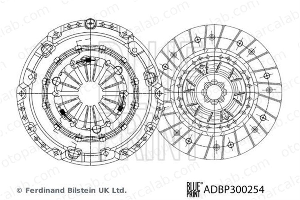 BLUE PRINT ADBP300254 Debriyaj Seti AUDI Q3 SEAT ALHAMBRA 3L141018A 03L141018A