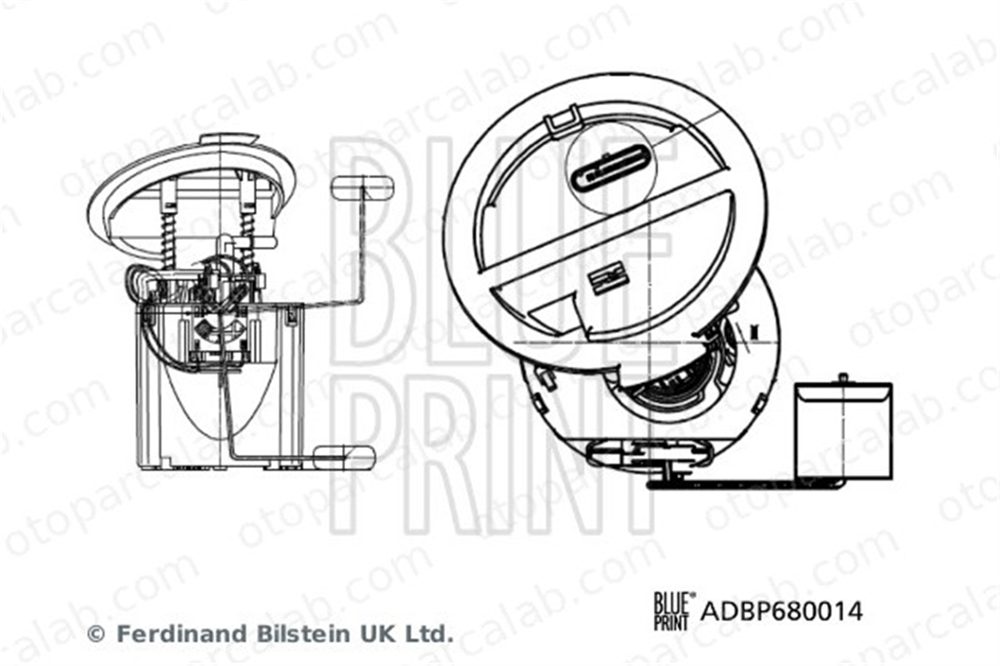BLUE PRINT ADBP680014 Depo Şamandırası MERCEDES-BENZ C-SERISI C-SERISI T-Model 2044700294 A2044700294