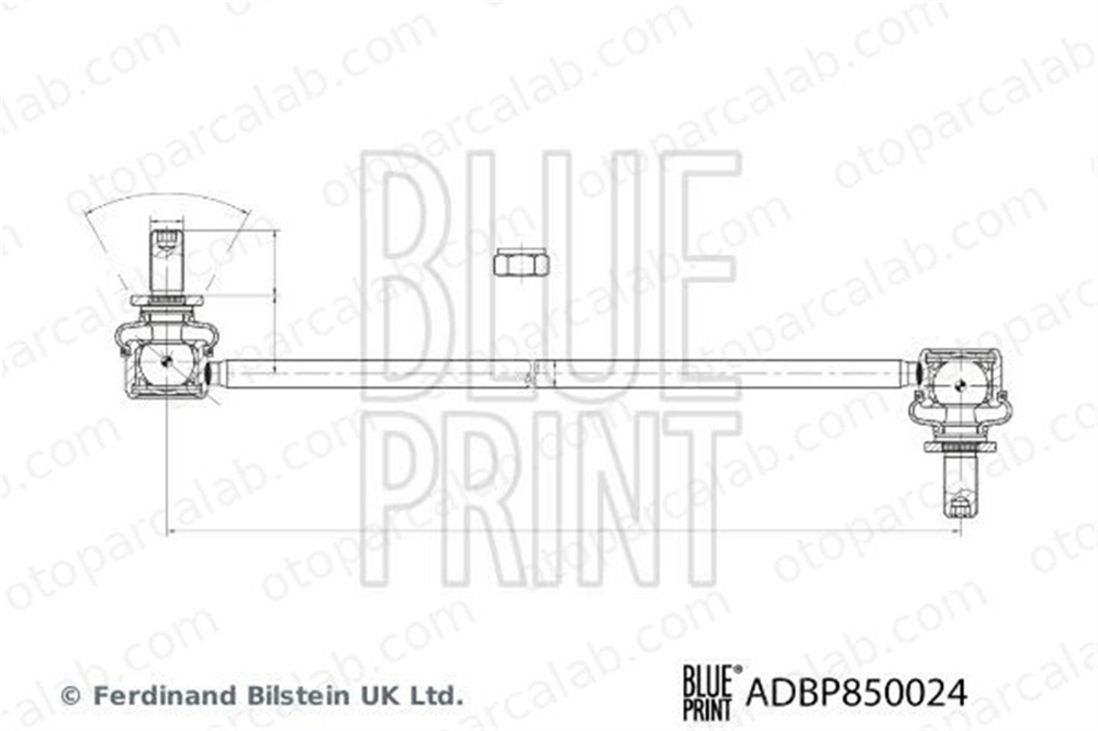BLUE PRINT ADBP850024 Viraj Demir Askı Rotu Ön Sağ veya Sol TOYOTA COROLLA Sedan LEXUS UX 4882047040 T488204704