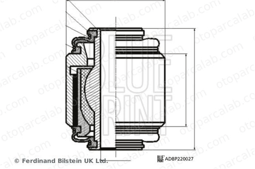 BLUE PRINT ADBP860194 Salıncak Burcu Arka Alt Sağ veya Sol SUBARU FORESTER IMPREZA Hatchback 20257XA000