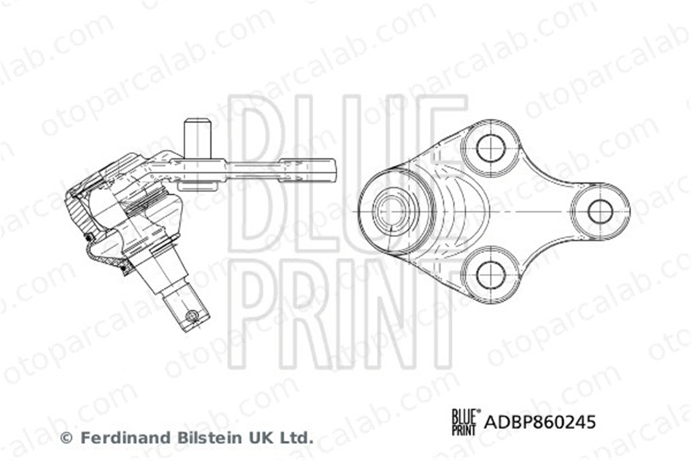 BLUE PRINT ADBP860245 Rotil Alt Sağ veya Sol TOYOTA CAMRY COROLLA CROSS 4333009A40
