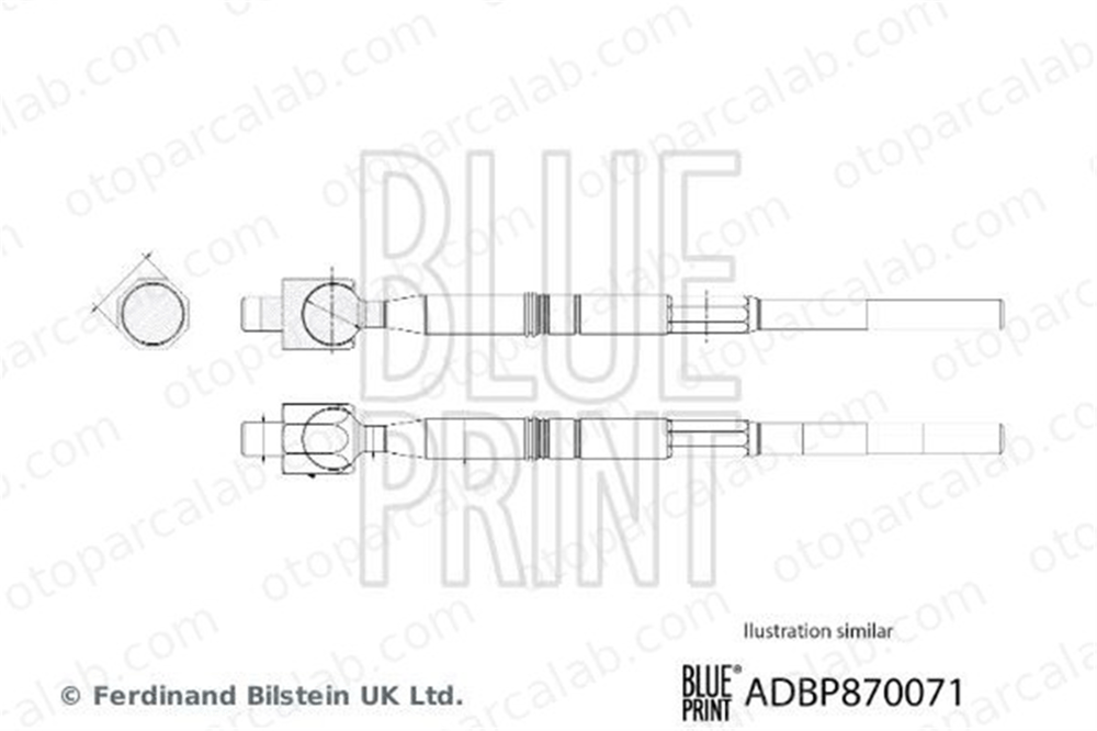 BLUE PRINT ADBP870071 Rot Mili Sol ISUZU D-MAX II 8981650550